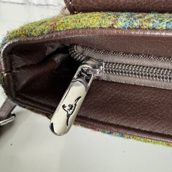 Glen Appin of Scotland Harris Tweed Torridon Wool Multi Plaid Shoulder Bag NWOT - Picture 13 of 14